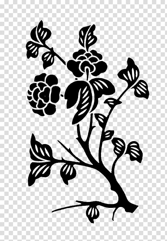 Black and white Drawing Illustration, Hand drawn Rose transparent background PNG clipart