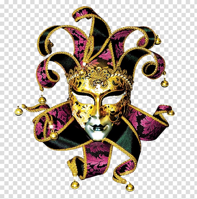 Purple and brass-colored jester mask, Carnival of Venice T-shirt Venetian  masks, Masquerade Mask transparent background PNG clipart