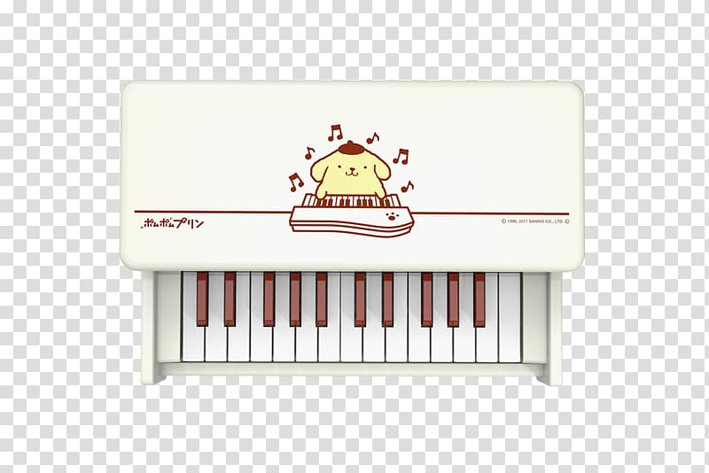 Piano Hello Kitty Purin Musical keyboard Musical Instruments, piano transparent background PNG clipart