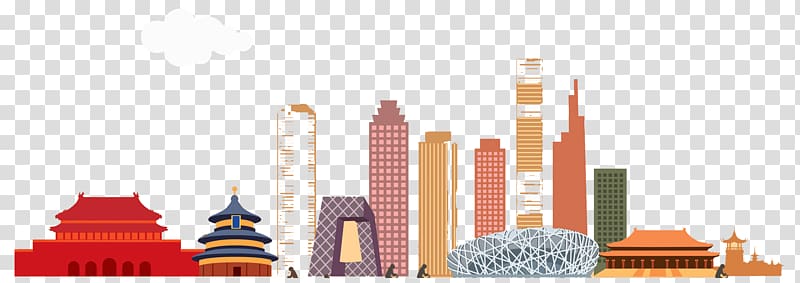 Beijing National Stadium The Architecture of the City Building Tiananmen, design transparent background PNG clipart