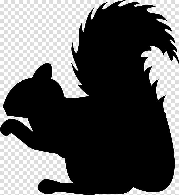 Squirrel Silhouette , silhouettes transparent background PNG clipart