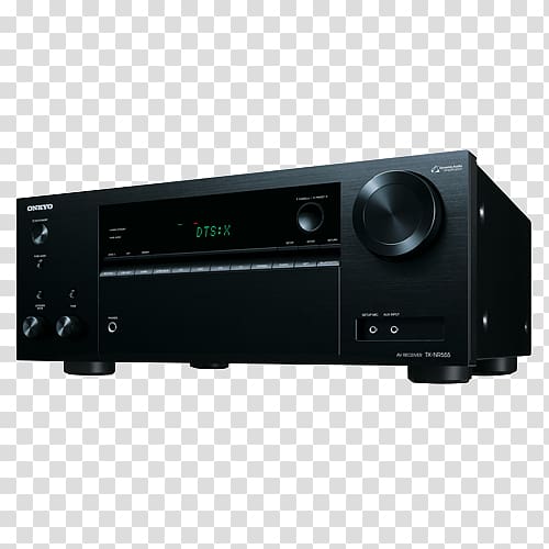 AV receiver Amplifier Onkyo TX-NR555 Onkyo TX-NR656, onkyo turntable transparent background PNG clipart