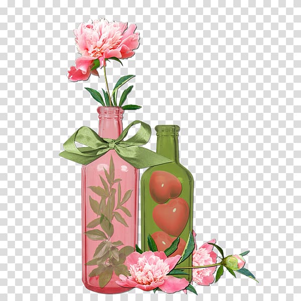 Floral design Vase Peony, vase transparent background PNG clipart