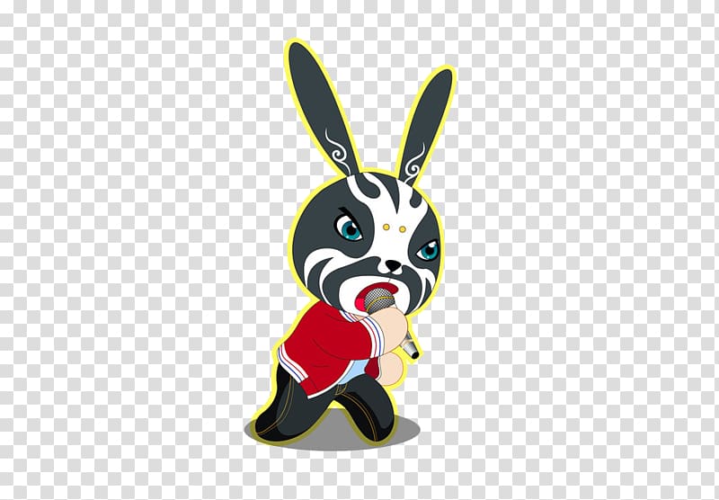 Rabbit Cartoon Animation Chinese zodiac, Face Little Rabbit Cartoon transparent background PNG clipart