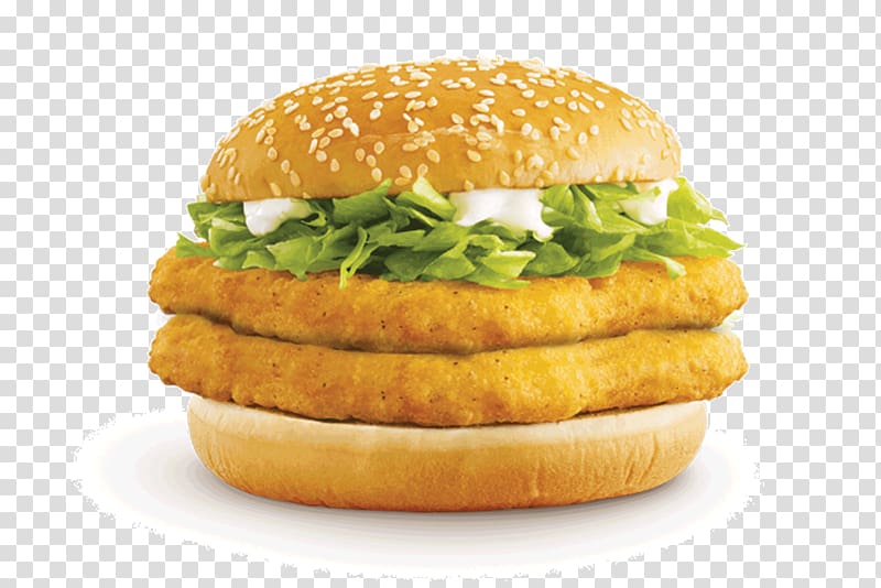 McChicken Chicken sandwich Hamburger Buffalo wing Whopper, burger king transparent background PNG clipart