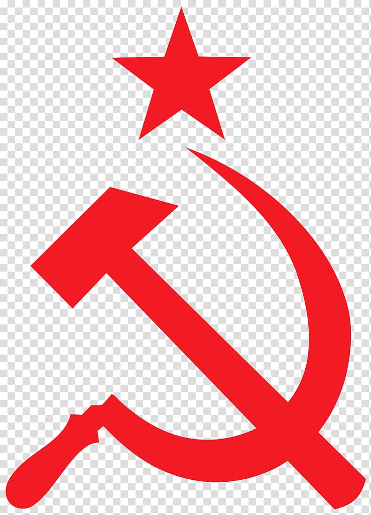 Hammer and sickle Russian Soviet Federative Socialist Republic Russian Revolution, communism transparent background PNG clipart