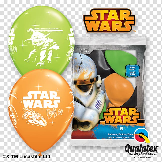 Yoda Star Wars Toy balloon Anakin Skywalker, star balloon transparent background PNG clipart