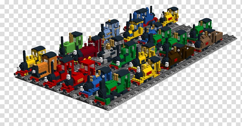 Train LEGO Rail transport Narrow gauge Thomas, train transparent background PNG clipart