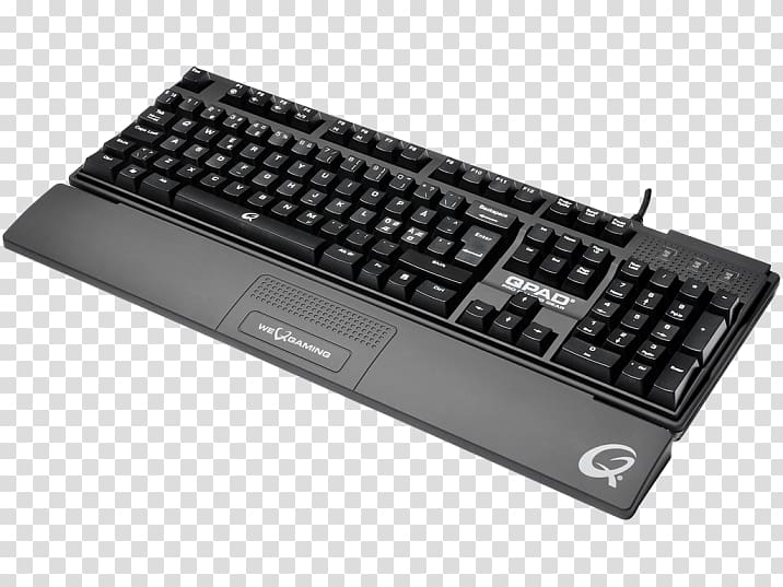 Computer keyboard Gaming keypad Electrical Switches Video game Headphones, keyboard transparent background PNG clipart