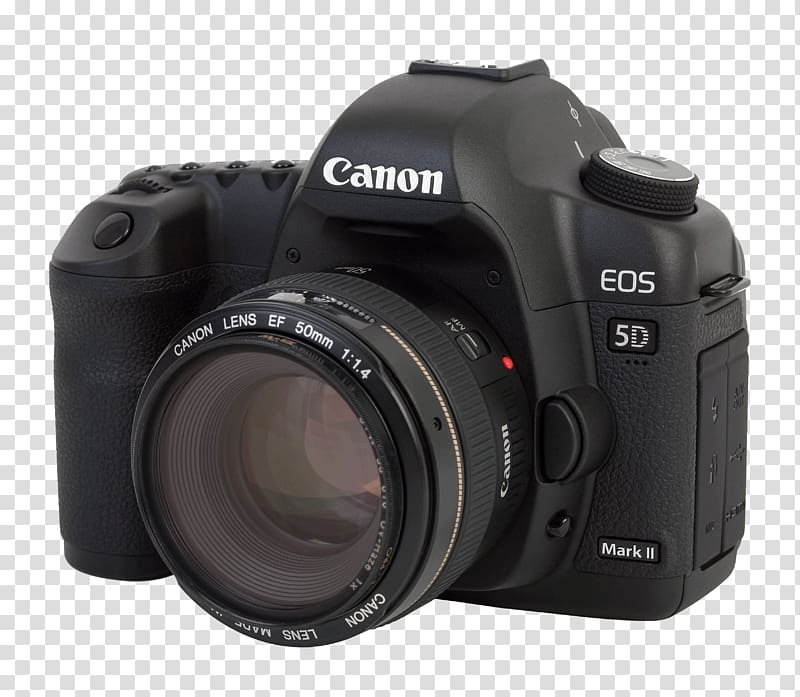 Canon EOS 5D Mark III Canon EOS 5D Mark IV Digital SLR, cameras transparent background PNG clipart