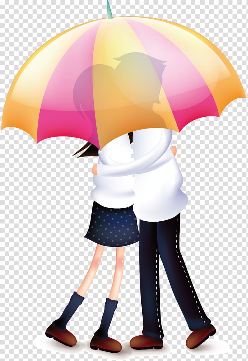Umbrella Significant other, Couple under umbrella transparent background PNG clipart