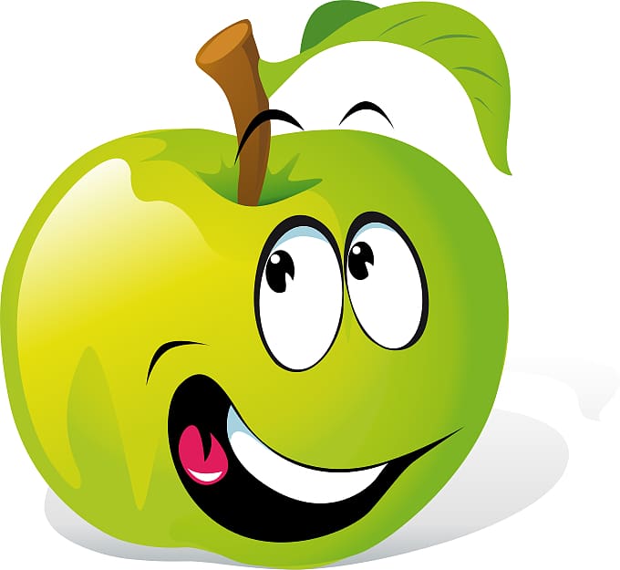 Fruit Smiley Cartoon , Cute Fruit transparent background PNG clipart