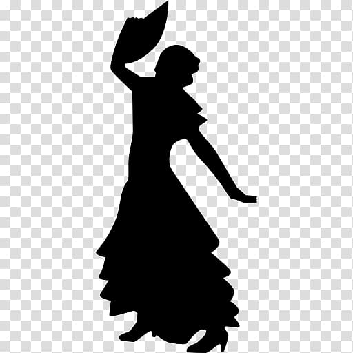 Flamenco Dance Silhouette Musician, flamenco icons transparent background PNG clipart
