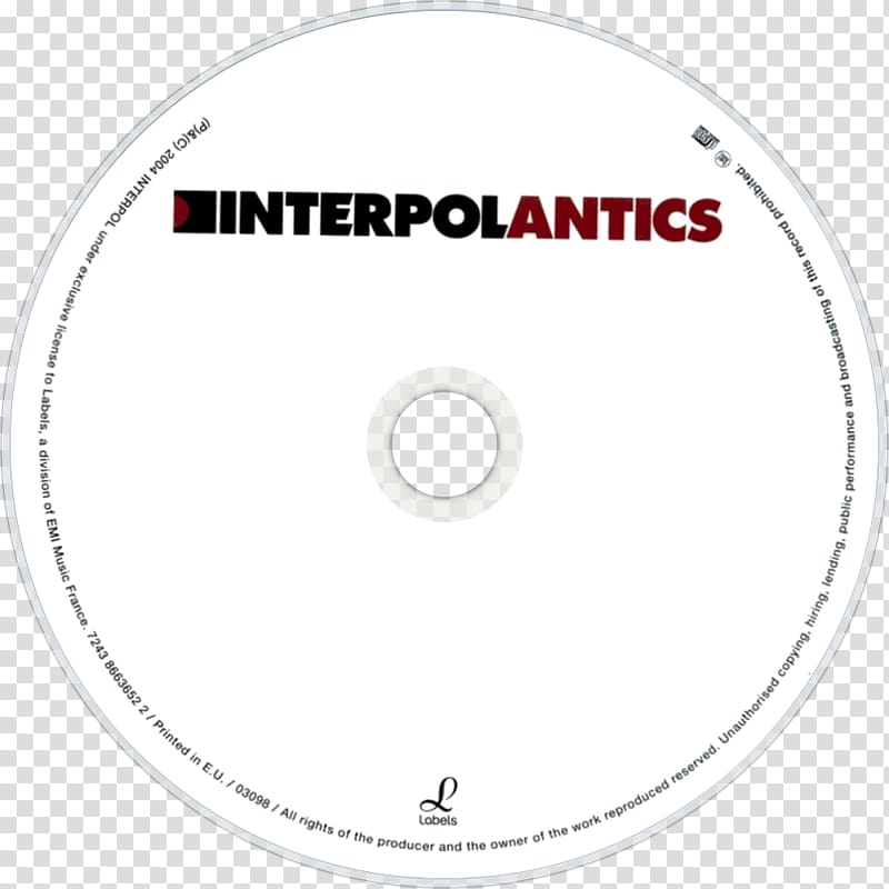 Antics Compact disc Our Love to Admire Interpol Music, Interpol transparent background PNG clipart