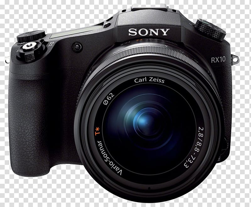 Sony Cyber-shot DSC-RX10 II Sony Cyber-shot DSC-RX10 IV Point-and-shoot camera, Camera transparent background PNG clipart