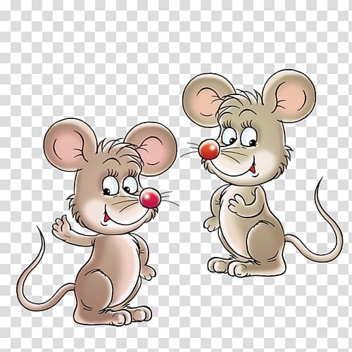 Computer mouse Drawing , Two rats transparent background PNG clipart