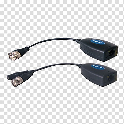 Adapter Balun Twisted pair Transceiver Category 5 cable, balun transparent background PNG clipart