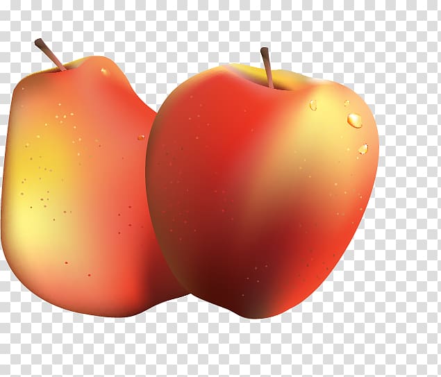Apple , Hand-painted Apple decorations transparent background PNG clipart