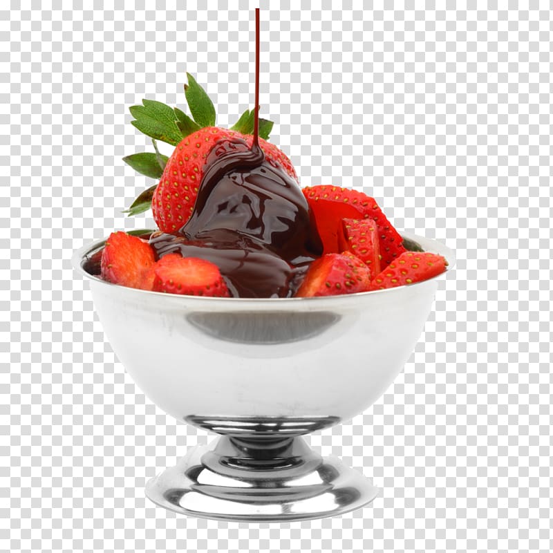 Strawberry Milk Hot chocolate Ice cream, salad transparent background PNG clipart