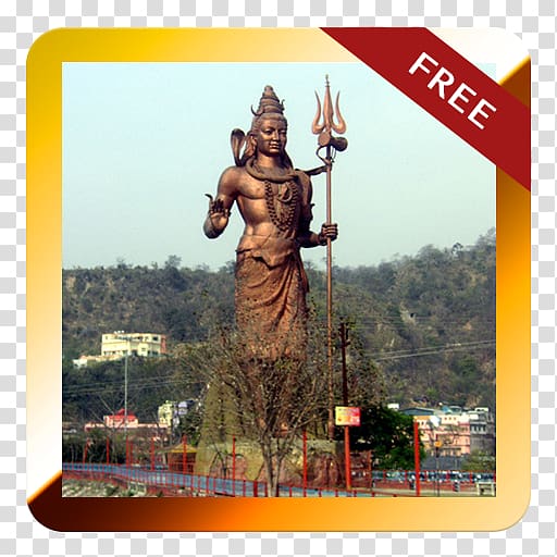 Statue of Lord Shiva Har Ki Pauri Rishikesh Kedarnath, holi river ganga transparent background PNG clipart