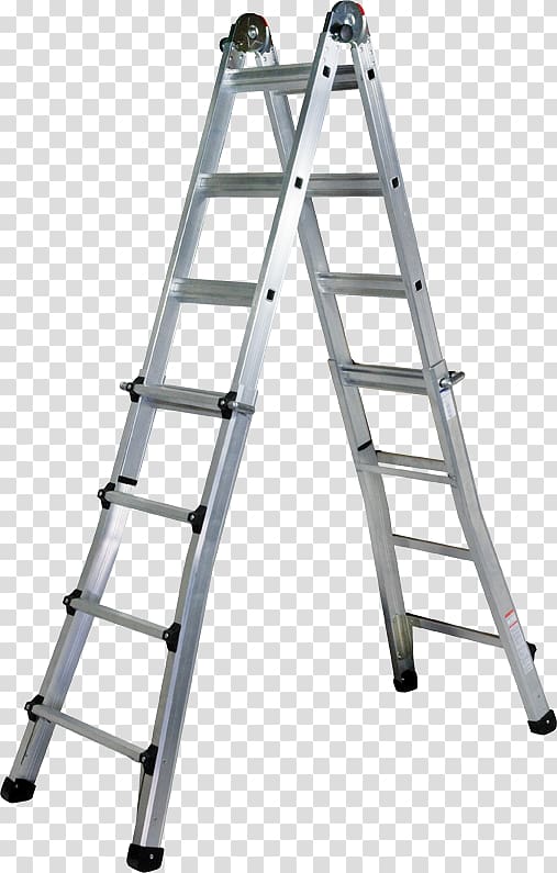 Stairs Aluminium Ladder Stair riser Scaffolding, ladders transparent background PNG clipart