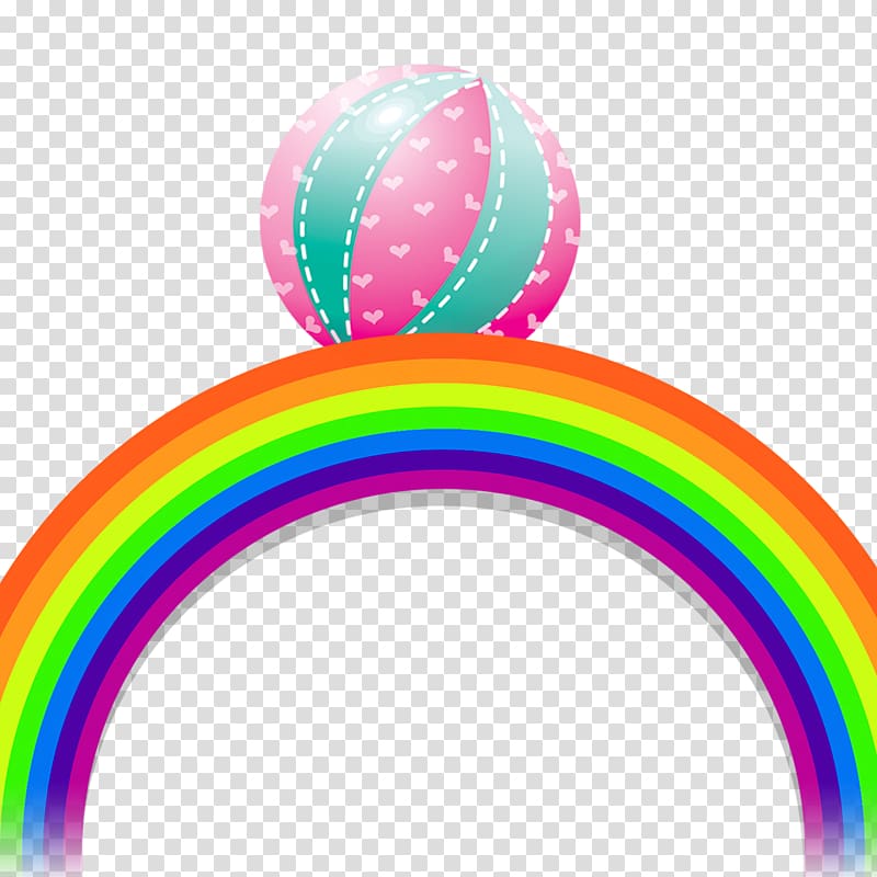 Hot air balloon Rainbow Color, Rainbow Balloons transparent background PNG clipart
