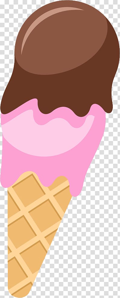 Neapolitan ice cream Hot chocolate Ice cream cone Snow skin mooncake, ice cream transparent background PNG clipart