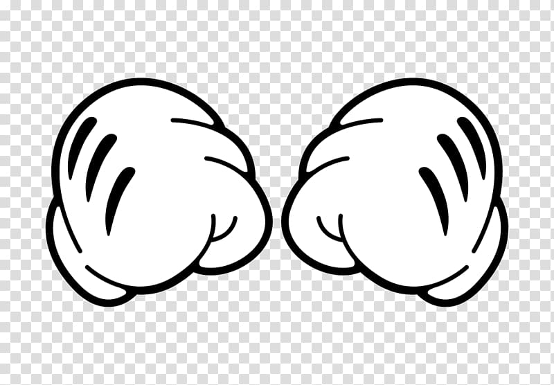 Mickey Mouse hands , Closed Fists Mickey's Hands transparent background PNG clipart