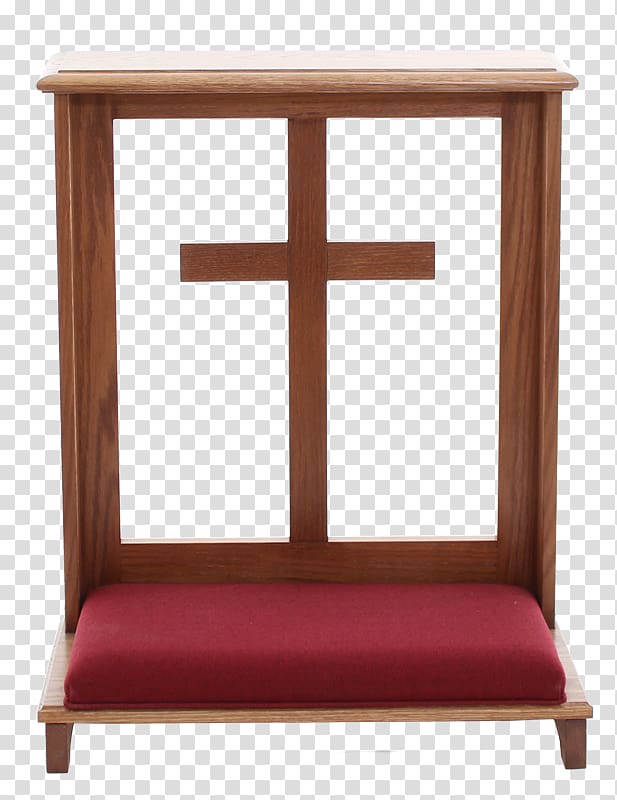 Kneeler Prayer Prie-dieu Pew Christianity, altar transparent background PNG clipart