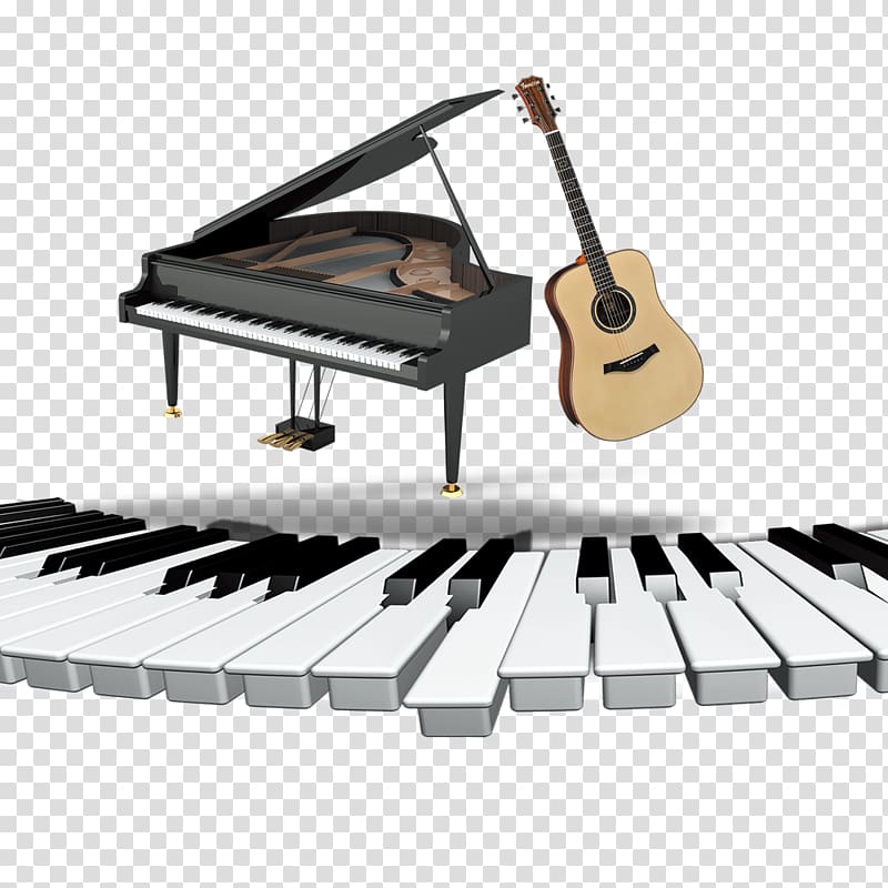 Piano Musical keyboard Violin, Musical Instruments transparent background PNG clipart