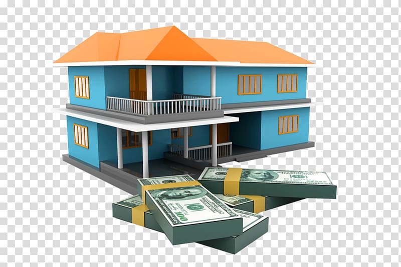 Real estate investing House Estate agent Investment, Small house and dollar transparent background PNG clipart
