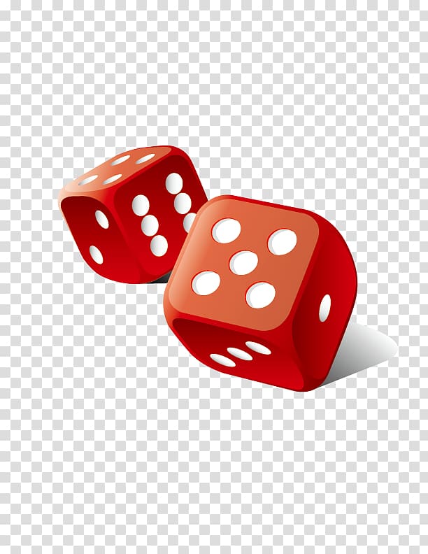 two red dices, Dice Yahtzee Set , dice transparent background PNG clipart