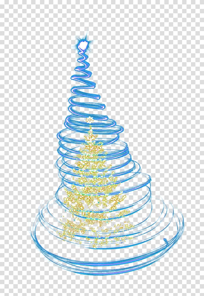 Christmas tree Light Christmas decoration, Abstract Christmas tree light effect transparent background PNG clipart