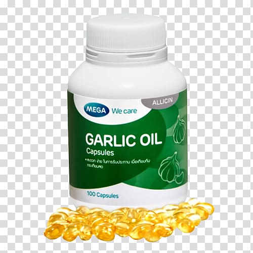 Garlic oil Fish oil Dietary supplement, garlic transparent background PNG clipart