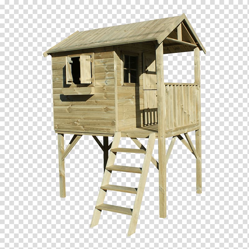 Wood Playground slide Speeltoestel Tree house Shed, wood transparent background PNG clipart