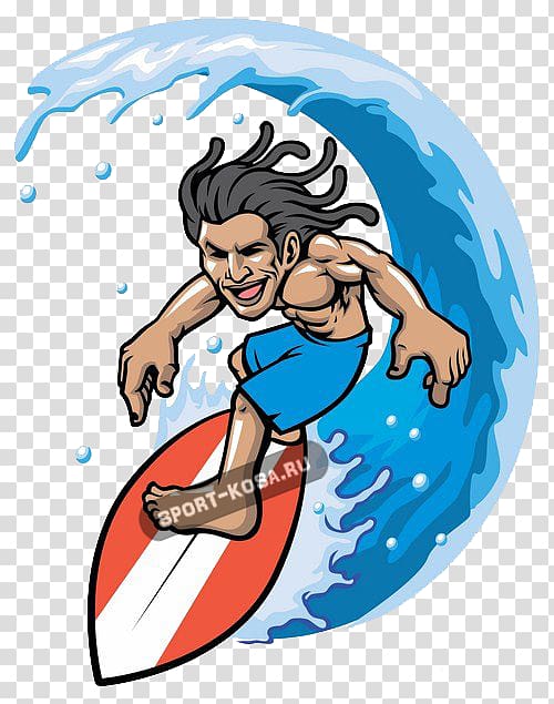 Surfing Cartoon, surfing transparent background PNG clipart
