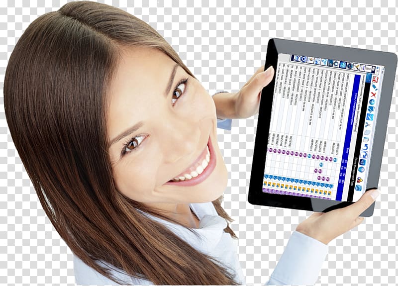 Tablet Computers , reading woman transparent background PNG clipart