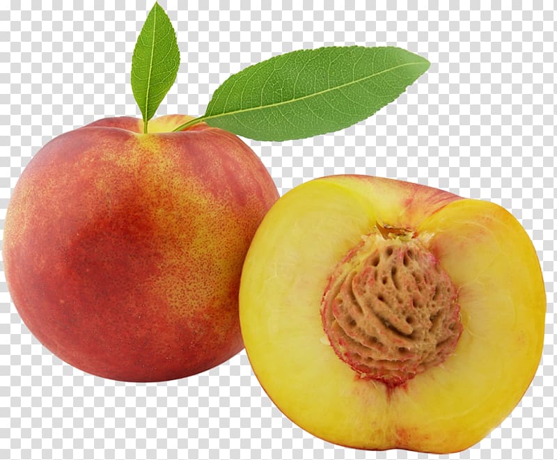 red apple, Peach Fruit , Peach transparent background PNG clipart