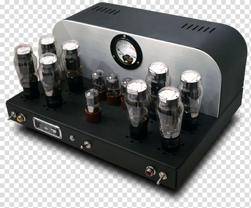 High-end audio Valve amplifier Audio power amplifier, mono audio amplifier transparent background PNG clipart