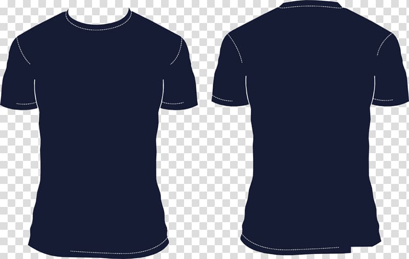 T-shirt graphics Polo shirt Navy blue, typography t shirt deisgn transparent background PNG clipart