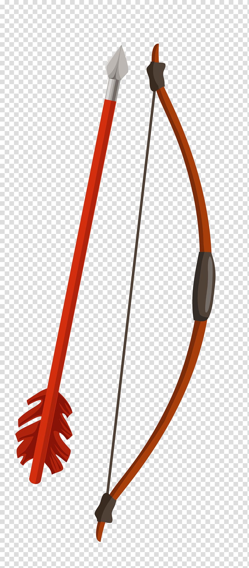 Euclidean Bow and arrow, bow and arrow material transparent background PNG clipart