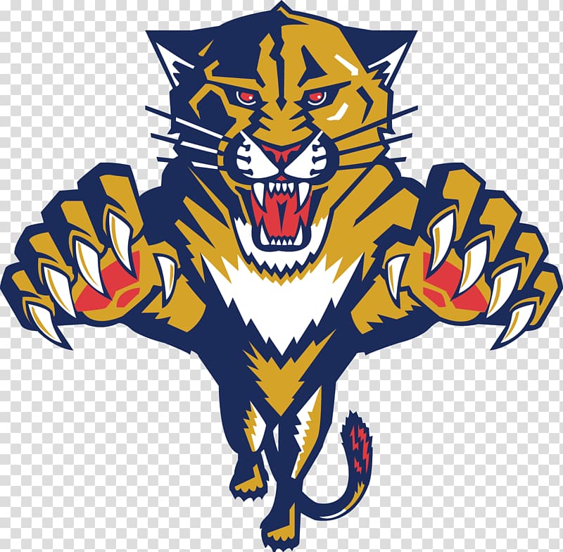 The Florida Panthers National Hockey League Sunrise Ice hockey, Panther Writing transparent background PNG clipart