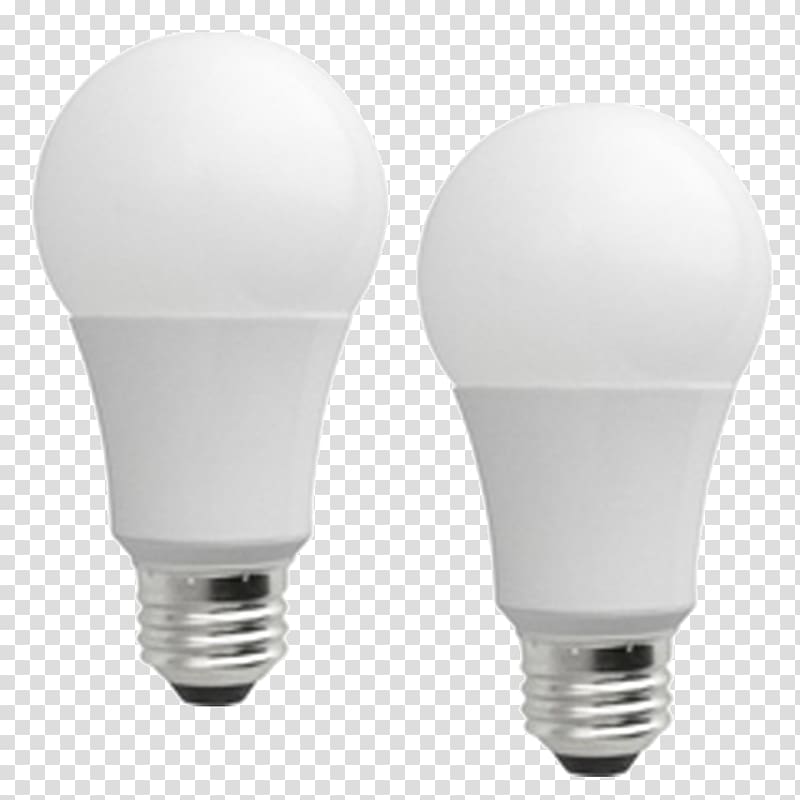 Lighting LED lamp Incandescent light bulb Edison screw, led lamp transparent background PNG clipart