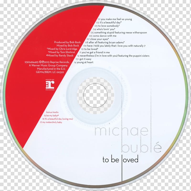 Compact disc To Be Loved It’s a Beautiful Day Liner notes Pop music, Buble transparent background PNG clipart
