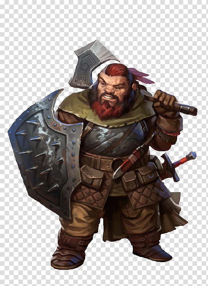 Pathfinder Roleplaying Game Dungeons & Dragons Dwarf Warrior Fighter, dwarf transparent background PNG clipart