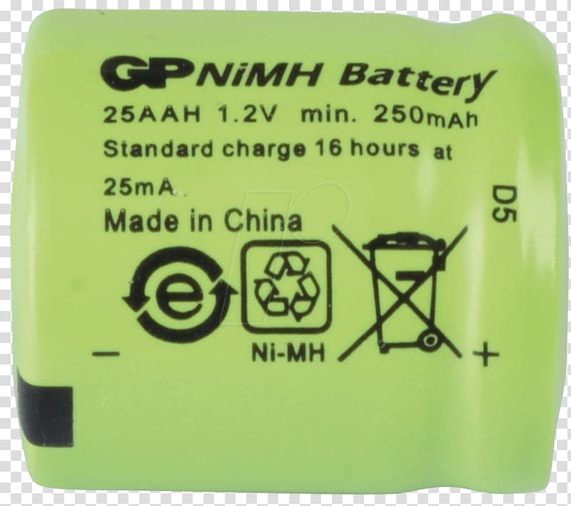 Nickel–metal hydride battery Rechargeable battery AAA battery Electric battery, Gp transparent background PNG clipart