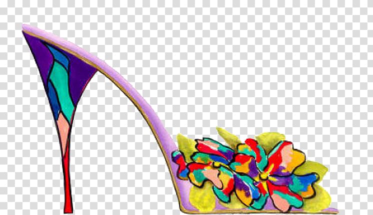 Shoe High-heeled footwear You Can Heal Your Life Fashion Illustration, Beautiful high heels transparent background PNG clipart