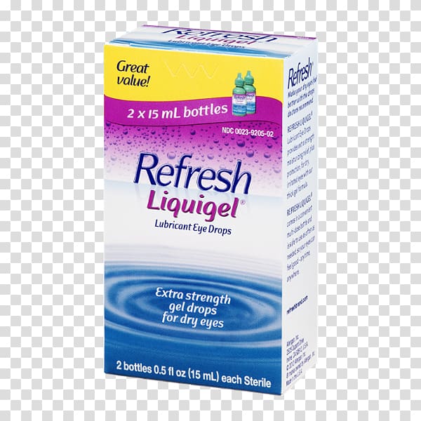 Refresh Tears Refresh Plus Refresh Liquigel Eye Drops & Lubricants Milliliter, water transparent background PNG clipart
