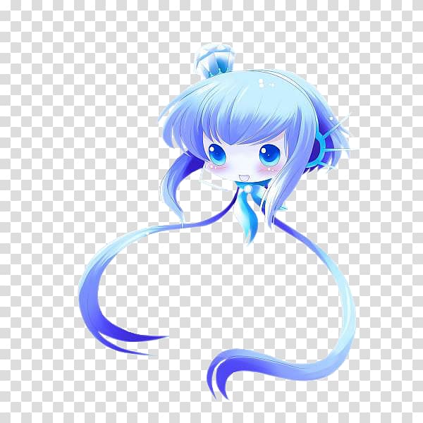 Aoki Lapis Blue Lapis lazuli Chibi, Chibi transparent background PNG clipart