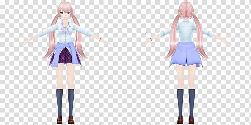 Hatsune Miku: Project DIVA 2nd Hatsune Miku: Project DIVA F 2nd Megurine Luka Vocaloid Figma, school model transparent background PNG clipart